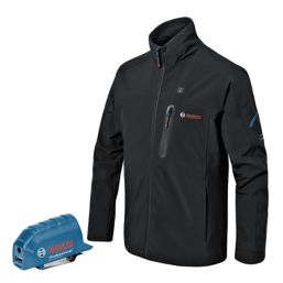 Bosch GHJ 12+18V XA  12 / 18V Li-Ion Airstream Heated Jacket Black Large 41" Chest - Bare