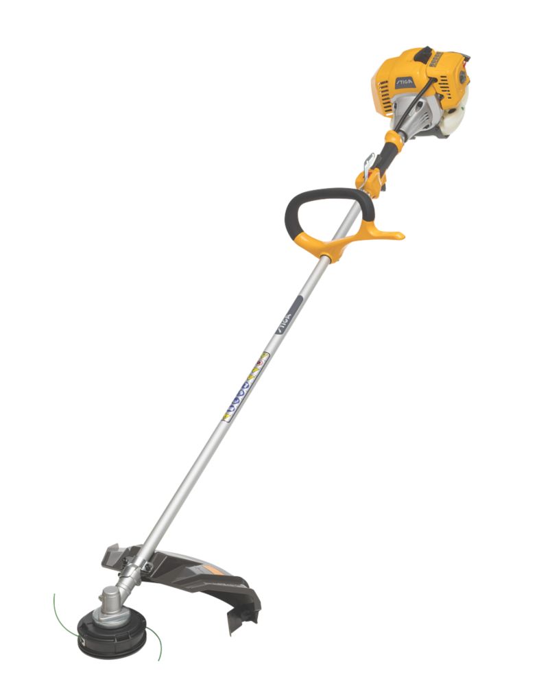 Stiga BC 535 32.6cc Straight Shaft 2-Stroke Petrol Brushcutter - Screwfix