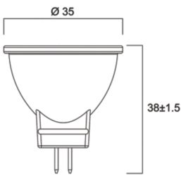 Sylvania RefLED Retro 830 SL GU4 MR11 LED Light Bulb 345lm 4W