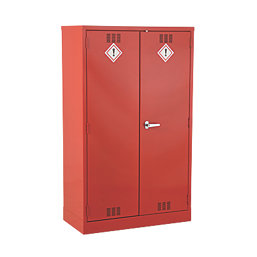 Barton  2-Shelf Pesticide Cabinet Red 915mm x 457mm x 1524mm