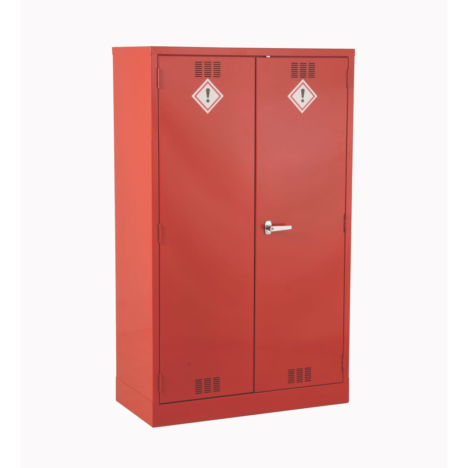 Barton 2-Shelf Pesticide Cabinet Red 915mm x 457mm x 1524mm (361VV)