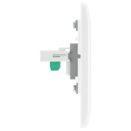 British General 800 Series 1-Gang RJ11 Telephone / Data Socket White