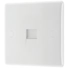 British General 800 Series 1-Gang RJ11 Telephone / Data Socket White