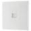 British General 800 Series 1-Gang RJ11 Telephone / Data Socket White