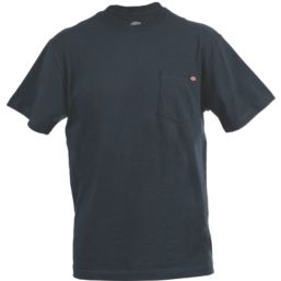 Dickies  Short Sleeve T-Shirt Navy Small 34" Chest