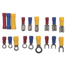 Pearl Consumables Assorted Crimp Terminals & Connectors 132 Pieces