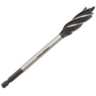 Erbauer  Hex Shank 5-Flute Auger Wood Drill Bit 16mm x 165mm