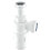 McAlpine A10A Adjustable Inlet Bottle Trap White 32mm