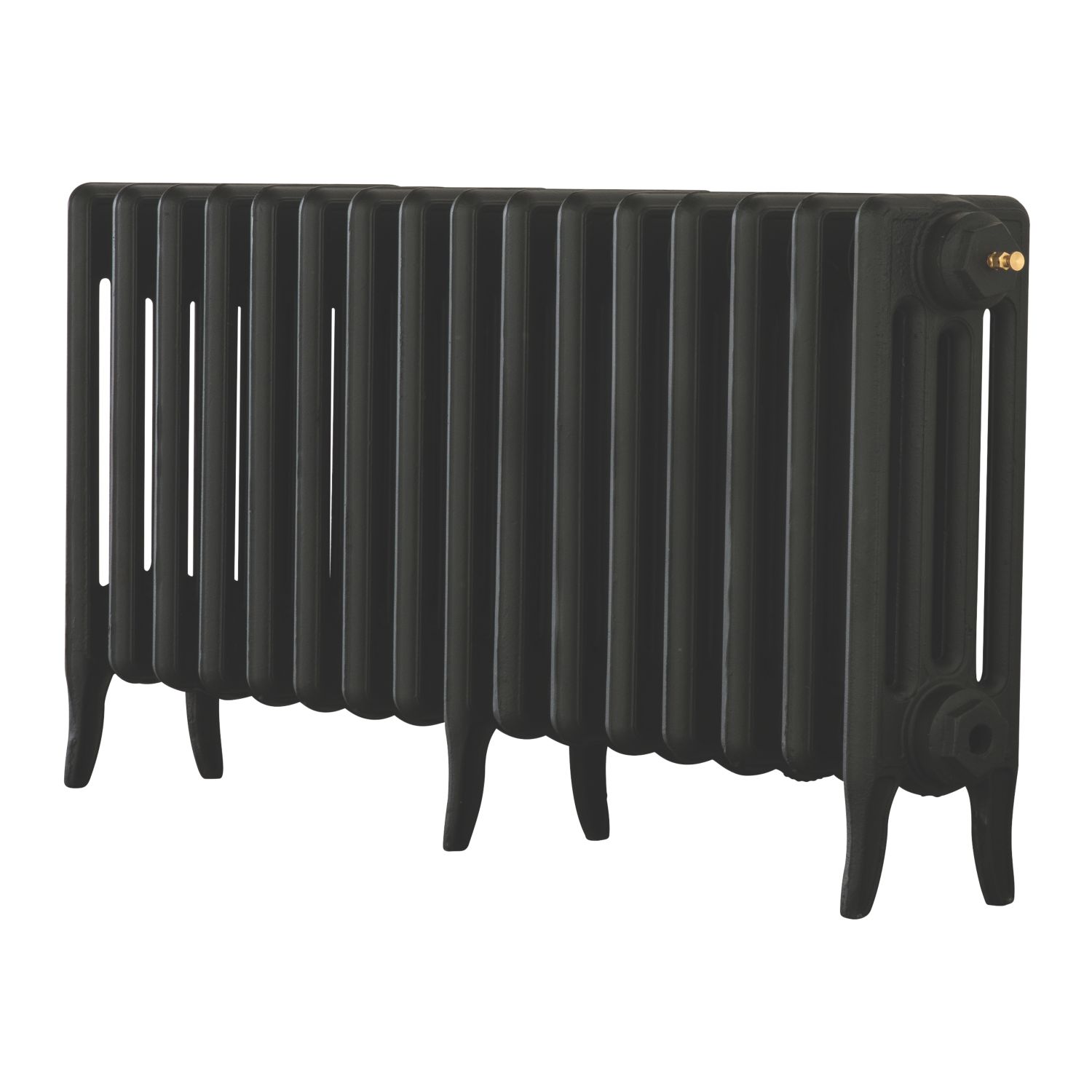 Arroll 460mm x 994mm 3128BTU Black Cast Iron 4 Column Radiator (3626F)