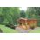 Shire Lydord 4 15' 6" x 18' 6" (Nominal) Apex Timber Log Cabin with Assembly