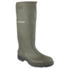 Dunlop Pricemastor Size 4  Green Non Safety Wellies