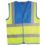 Pro RTX High Visibilty  Waistcoat Yellow / Royal Blue 2X Large 52" Chest
