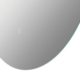 Indiana Round Bathroom LED Mirror Round With 2020lm LED Light 500mm x 500mm