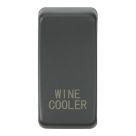 Knightsbridge 'WINE COOLER' Switch Cover Anthracite