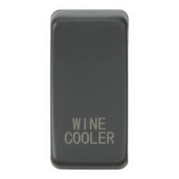 Knightsbridge 'WINE COOLER' Switch Cover Anthracite