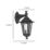 Eglo Laterna 4 Outdoor Wall Light Black