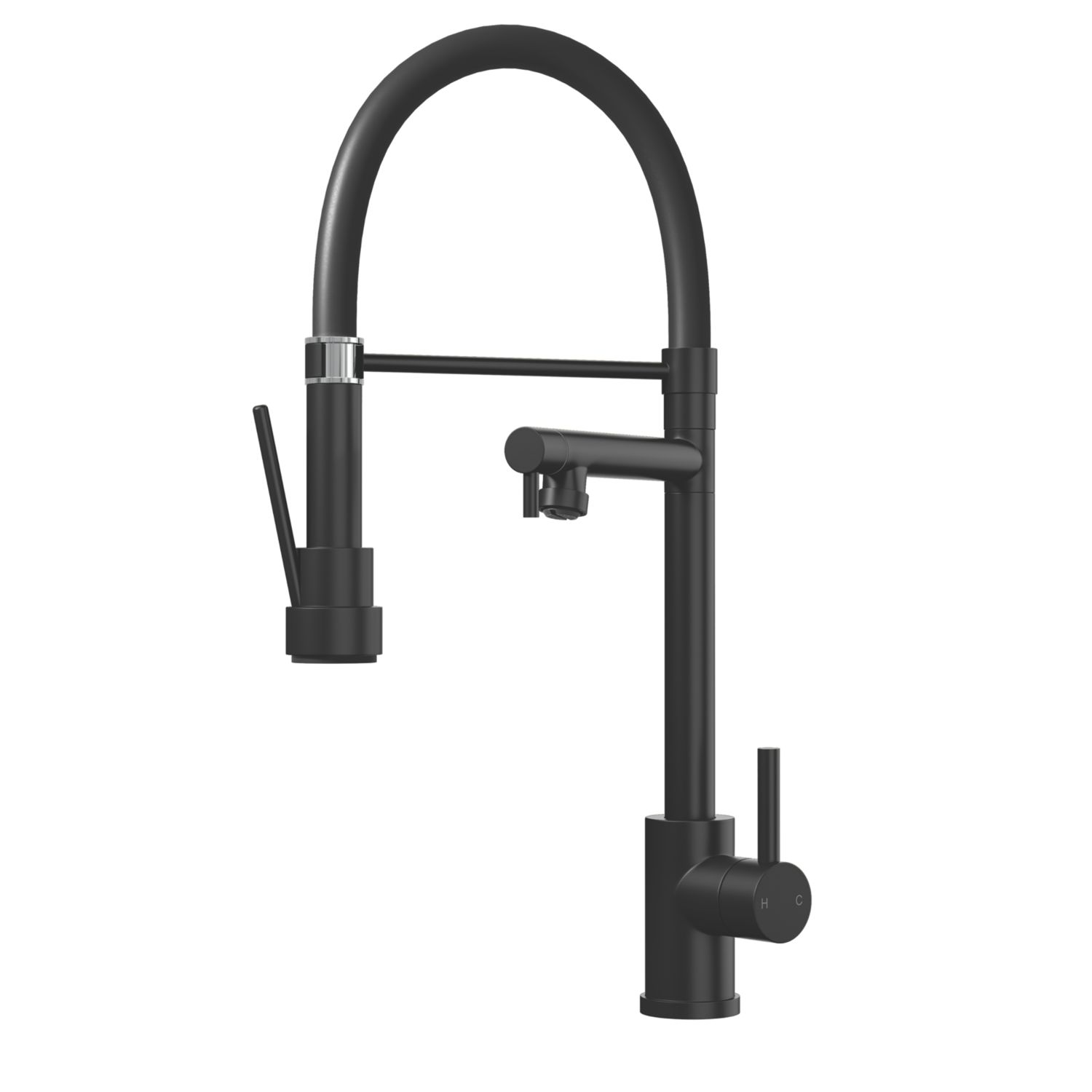 ETAL Goda Multi-Use Kitchen Mixer Tap Matt Black (362FJ)