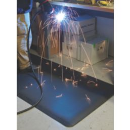 COBA Diamond Tread Floor Mat Black 18.3m x 0.9m x 12.5mm