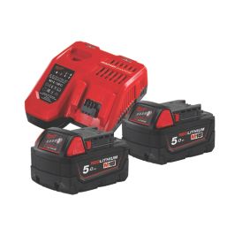 Milwaukee M18 FBJS 502X FUEL 18V 2 x 5.0Ah Li Ion RedLithium