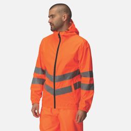 Regatta Pro Hi Vis Pack Jacket Orange Medium 45" Chest