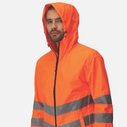 Regatta Pro Hi Vis Pack Jacket Orange Medium 45" Chest