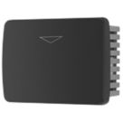 British General  16A Modular Key Card Switch Black