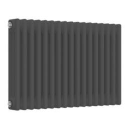 Reina 500mm x 785mm 2931BTU Anthracite Horizontal 3 Column Radiator