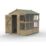Forest  6' x 7' 6" (Nominal) Apex Timber Potting Shed with Assembly