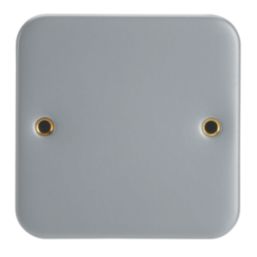 Contactum Metalclad 1-Gang Blanking Plate Grey