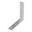 Essentials Angle Bracket Silver 100mm x 100mm x 20mm