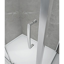 Triton Neo Eight Framed Offset Quadrant Shower Enclosure Non-Handed Chrome  1200mm x 800mm x 1900mm