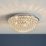 Quay Design Chrystal Bathroom Flush Light Chrome