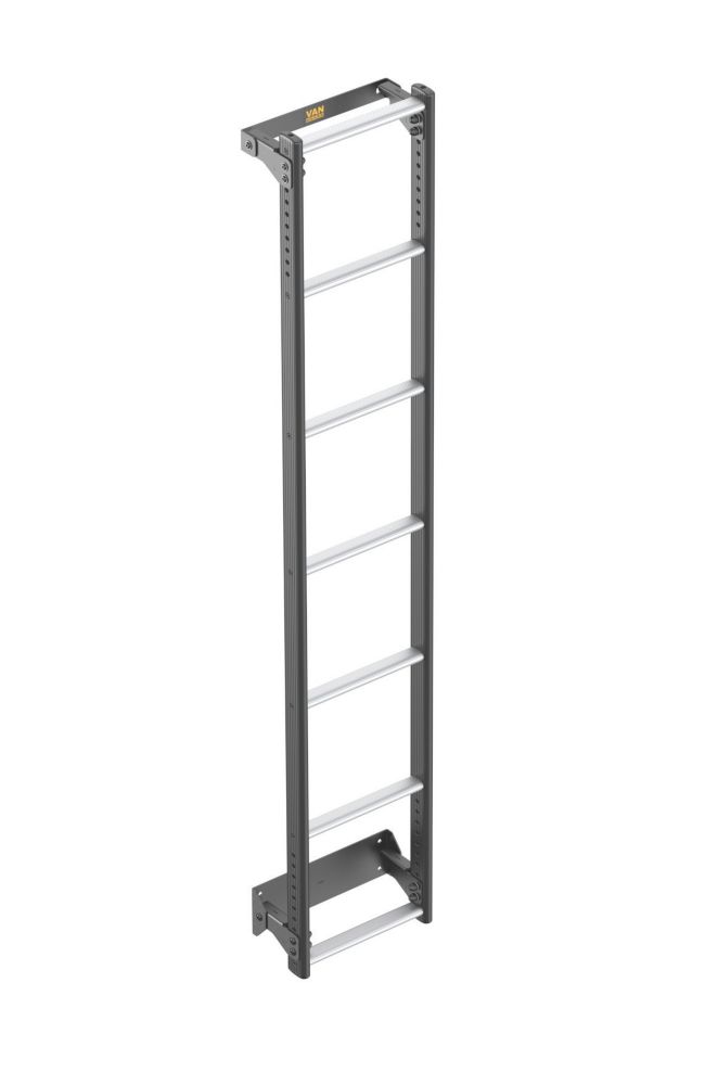 Van Guard VGL7-06 Nissan Interstar 2022 on 7-Treads ULTI Rear Door Ladder for H2 1860mm