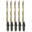 Bosch  T101AO Wood Jigsaw Blades 83mm 5 Pack