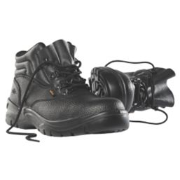 Site Slate    Safety Boots Black Size 7