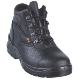 Site Slate    Safety Boots Black Size 7