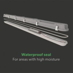 4lite Valde Single 5ft LED Non-Corrosive Batten Light 60W 8400lm 220-240V