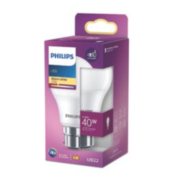 Philips  B22 A60 LED Light Bulb  470lm 4.2W