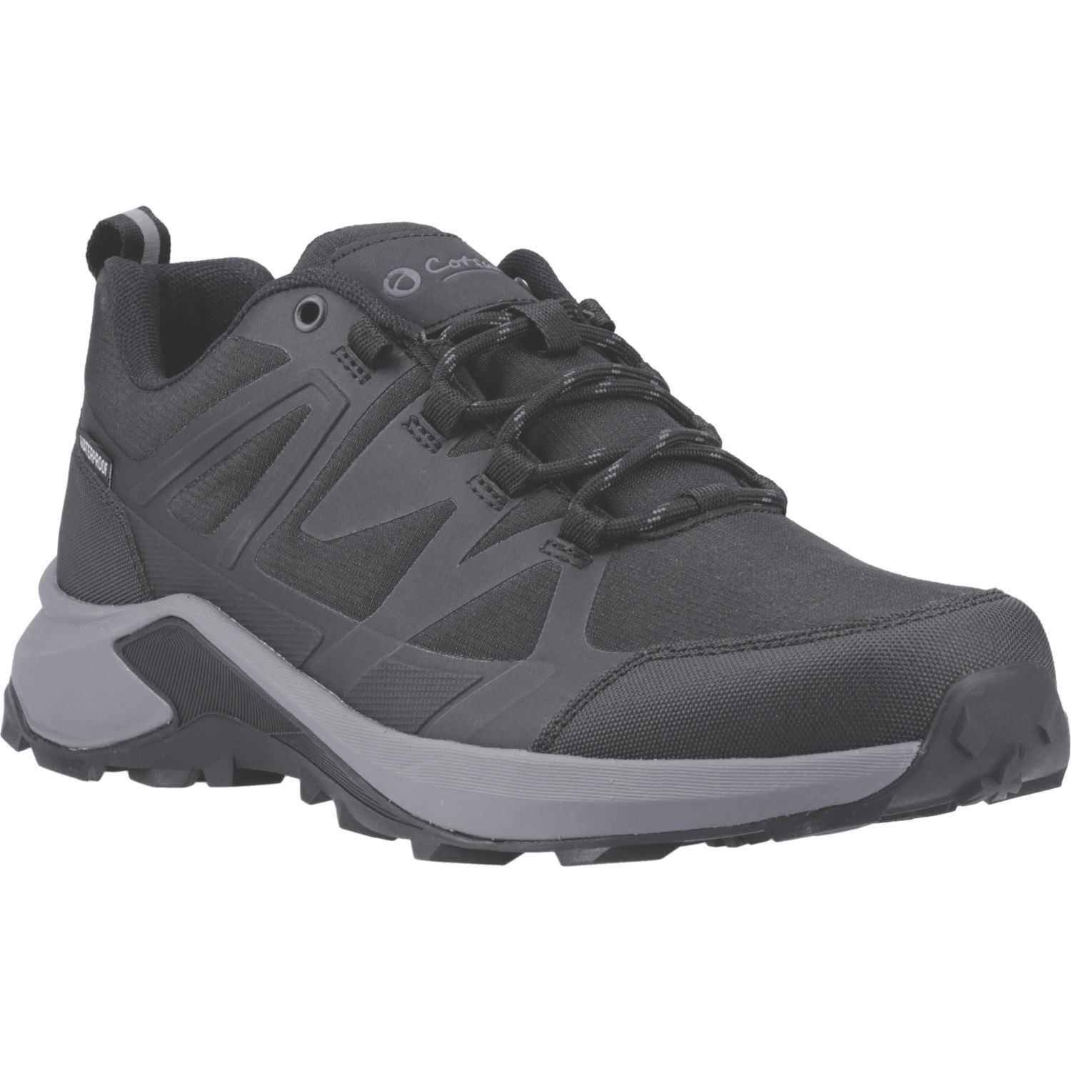 Cotswold Horton Low Size 8 Black Waterproof Non Safety Trainers (363EK)