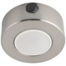 LAP Iris Round LED CCT Cabinet Downlight Satin Nickel 5W 400lm