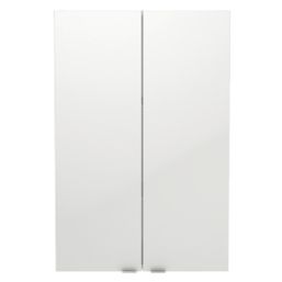 Imandra Bathroom Cabinet White Gloss 600mm x 150mm x 900mm - Screwfix