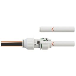 Flomasta  Plastic Push-Fit Equal Straight Coupler 10mm