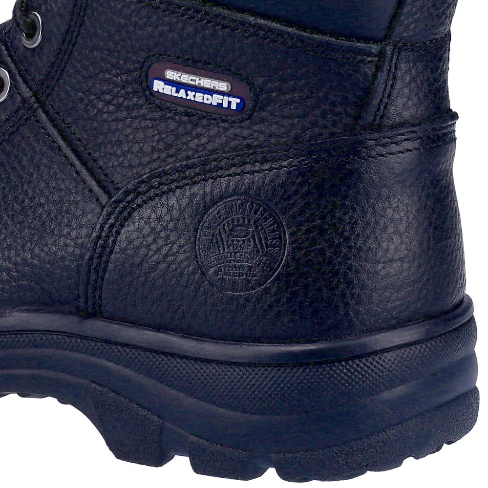 Skechers Workshire Safety Boots Black Size 9 Screwfix