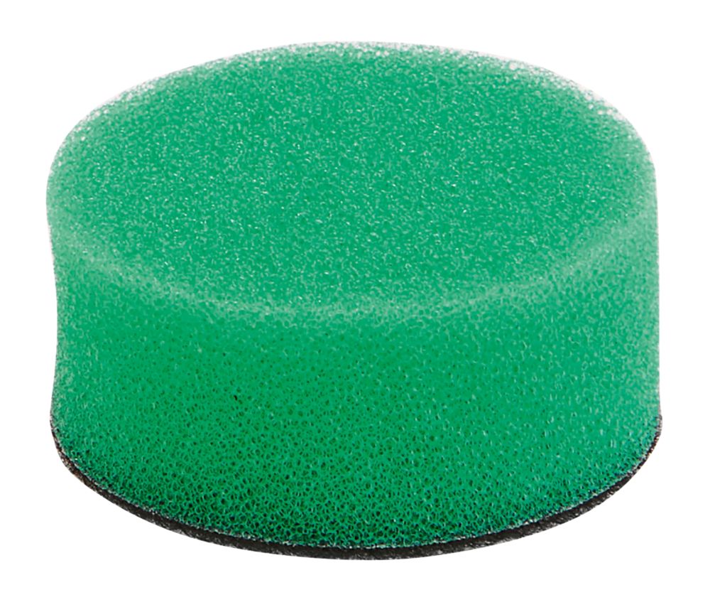 Flex Coarse Polishing Sponge 40mm Green 2 Pack Screwfix