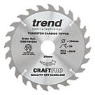 Trend CraftPro Wood/Chipboard/MDF Circular Saw Blade 184mm x 30mm 24T