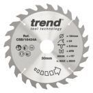 Trend CSB/18424A Wood/Chipboard/MDF Circular Saw Blade 184mm x 30mm 24T