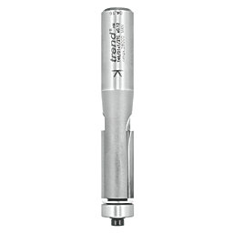 Trend T46/01X1/2TC 1/2" Shank Double-Flute Straight Guided 90° Trimmer Cutter 12.7mm x 25mm