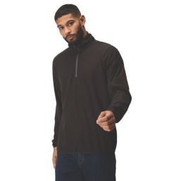 Regatta Navigate Half Zip Fleece Black/Seal Grey X Large 43.5" Chest