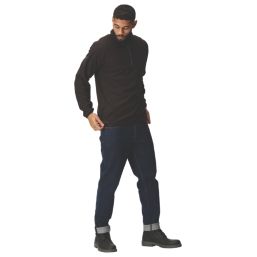 Regatta Navigate Half Zip Fleece Black/Seal Grey X Large 43.5" Chest