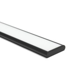 VEW Bar 450mm Rechargeable Battery-Powered LED Cabinet Light Black with PIR Sensor 260lm